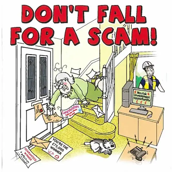 Think Jessica - Don't Fall For A Scam. Elderly Woman Bombarded by Scams